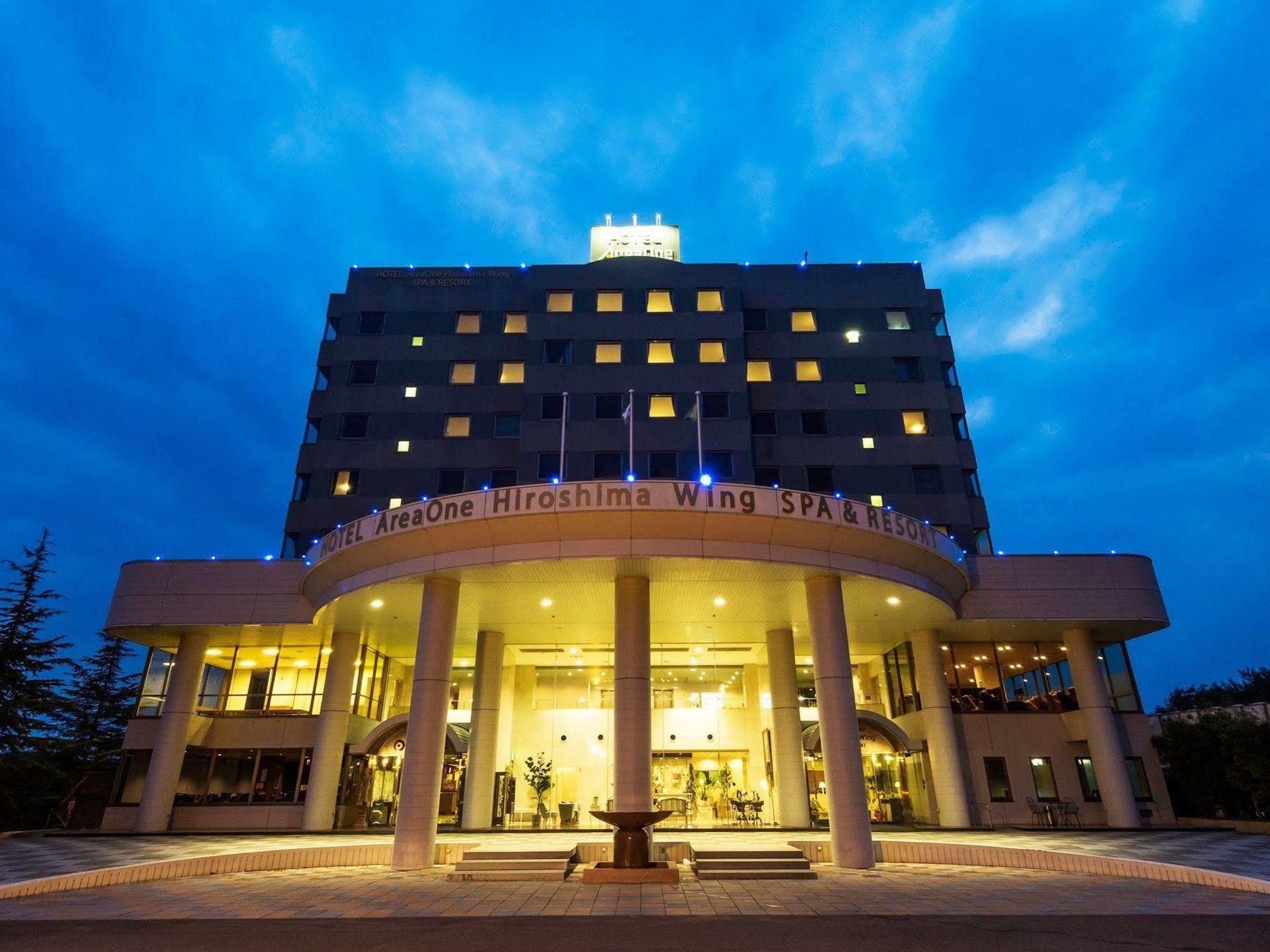 Hotel Areaone Hiroshima Wing Higashihiroshima Buitenkant foto